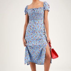 NWT Faithfull the Brand Castill Midi Dress